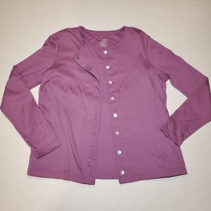 LL Bean Tank and Cardigan